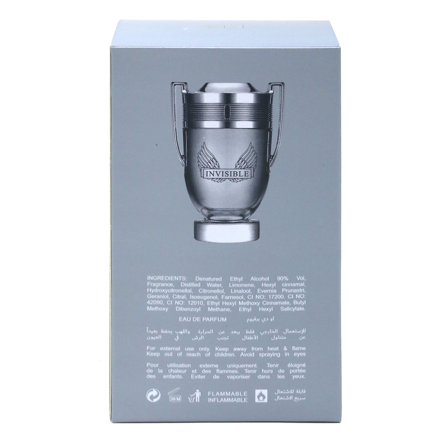 Elle Black Perfume - Invisible - 100ml, Men Perfumes, Elle, Chase Value