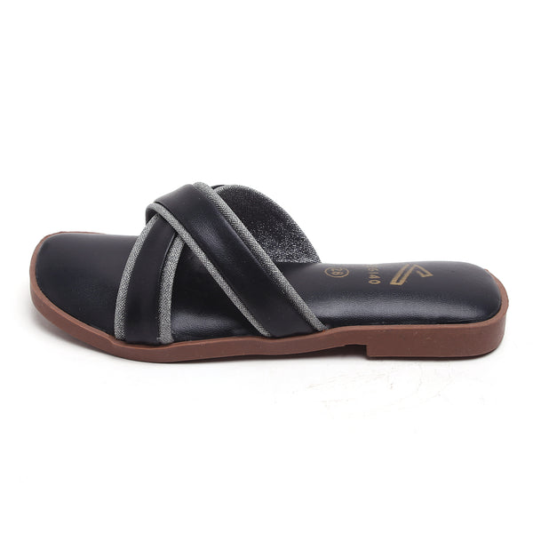 Girls Slippers - Black