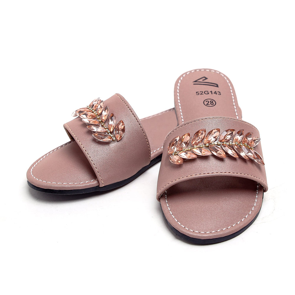 Girls Slippers - Peach, Girls Slippers, Chase Value, Chase Value