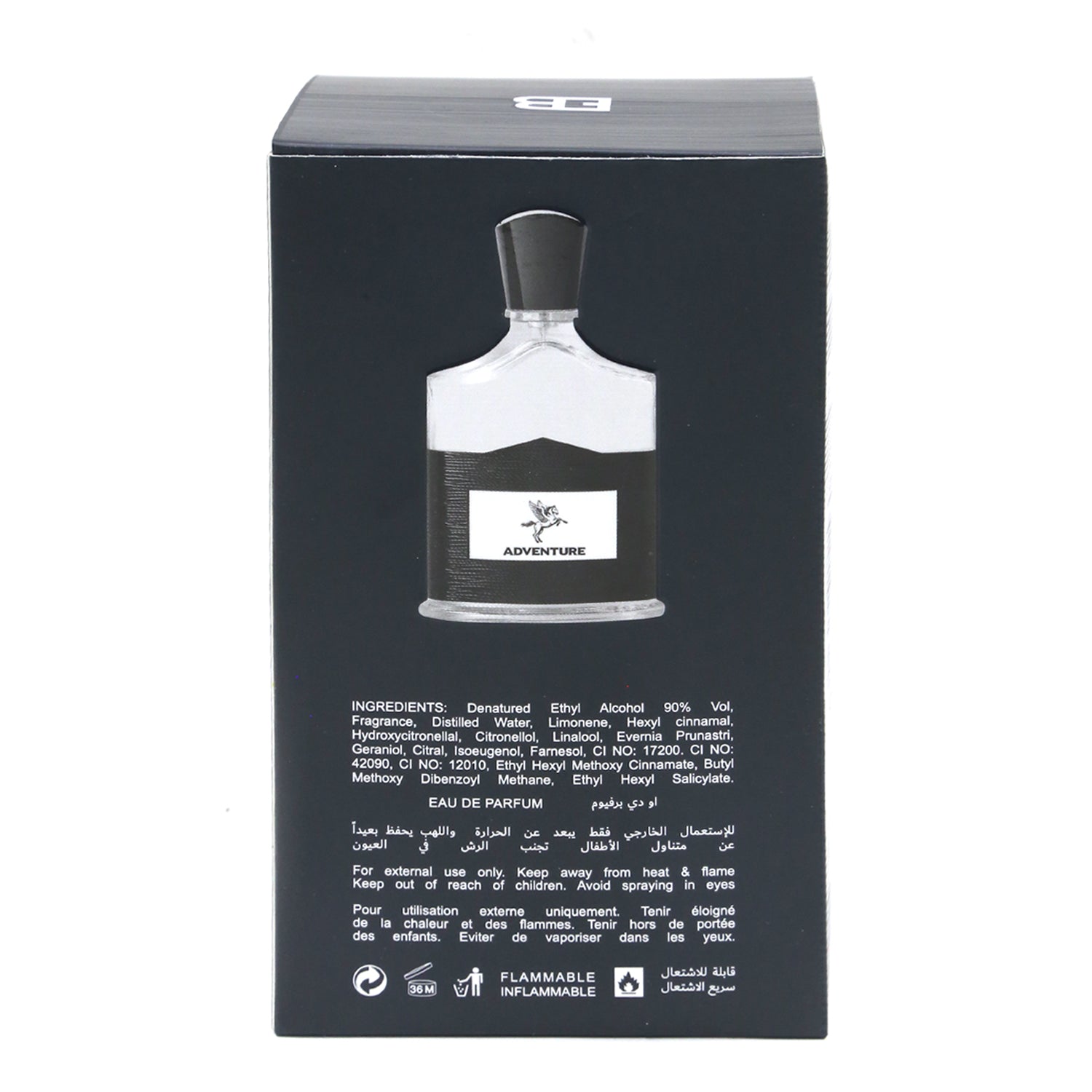 Elle Black Perfume - Adventure - 100ml, Men Perfumes, Elle, Chase Value