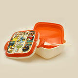 Cartoon Character Square Shape Lunch Box For Kids, Tiffin Boxes & Bottles, Chase Value, Chase Value