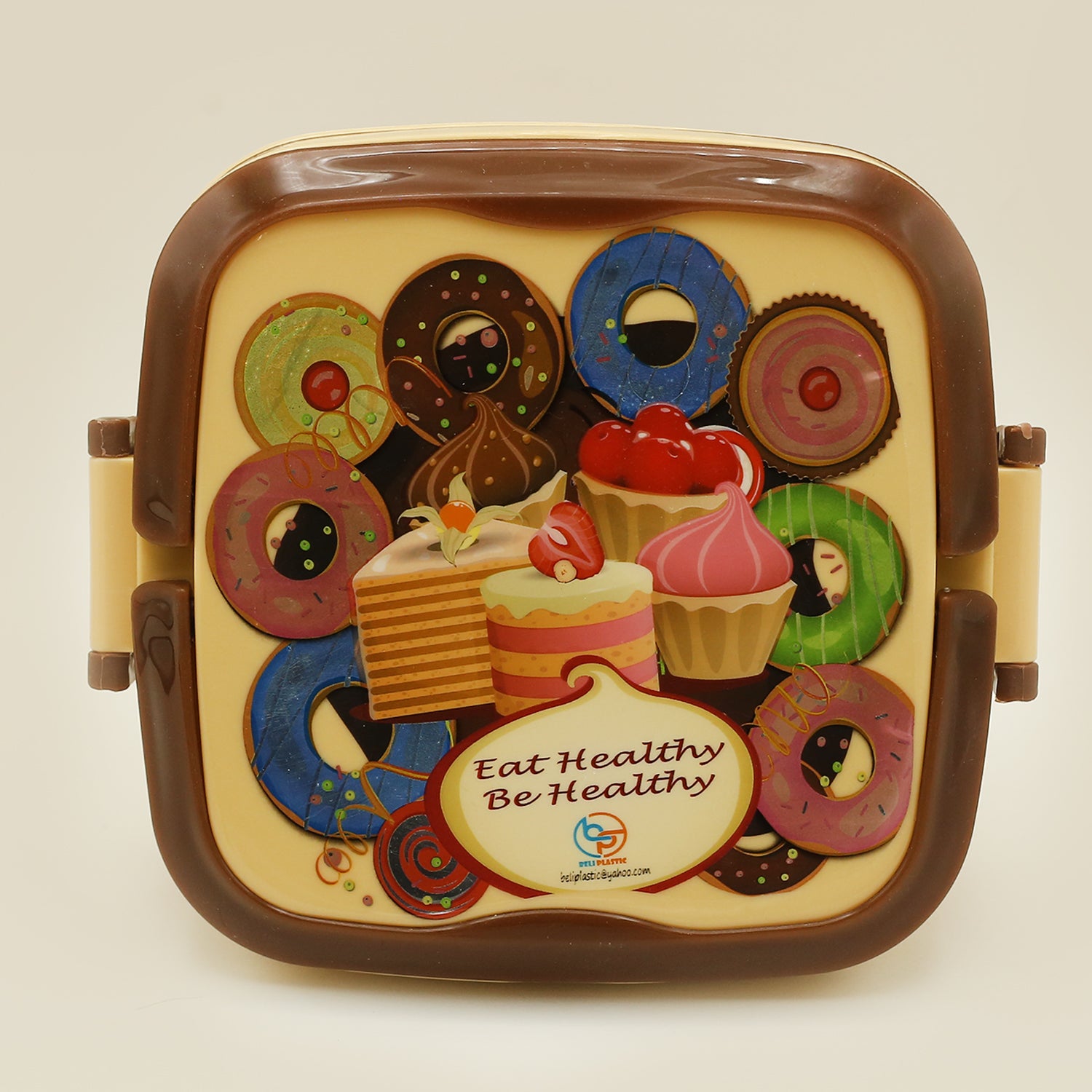 Cartoon Character Square Shape Lunch Box For Kids, Tiffin Boxes & Bottles, Chase Value, Chase Value