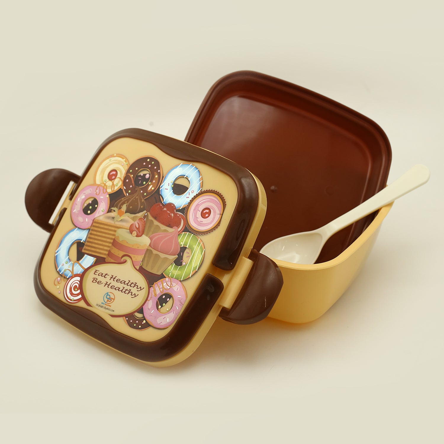 Cartoon Character Square Shape Lunch Box For Kids, Tiffin Boxes & Bottles, Chase Value, Chase Value