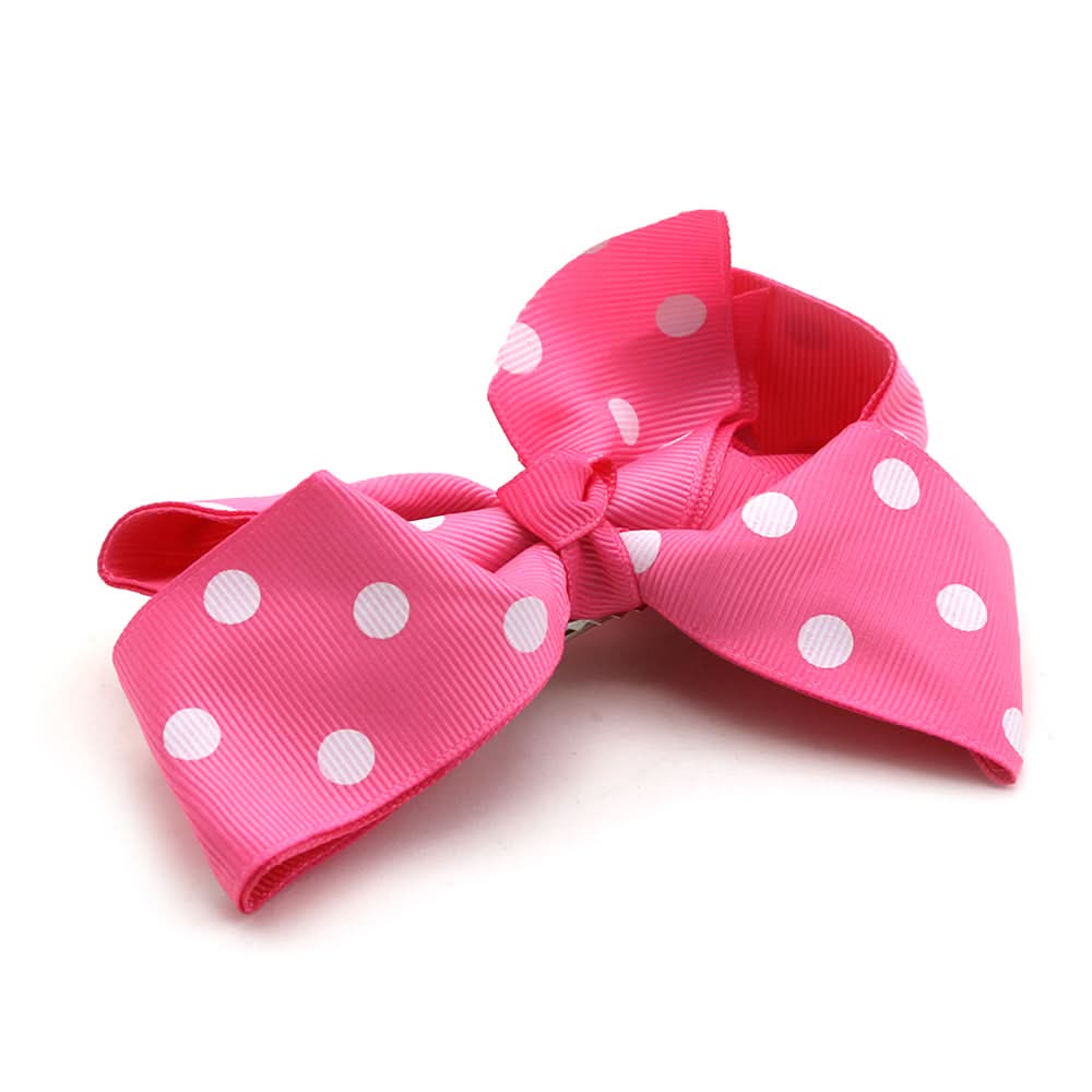 Girls Fancy Hair Pins Bow - Pink, Girls Hair Accessories, Chase Value, Chase Value