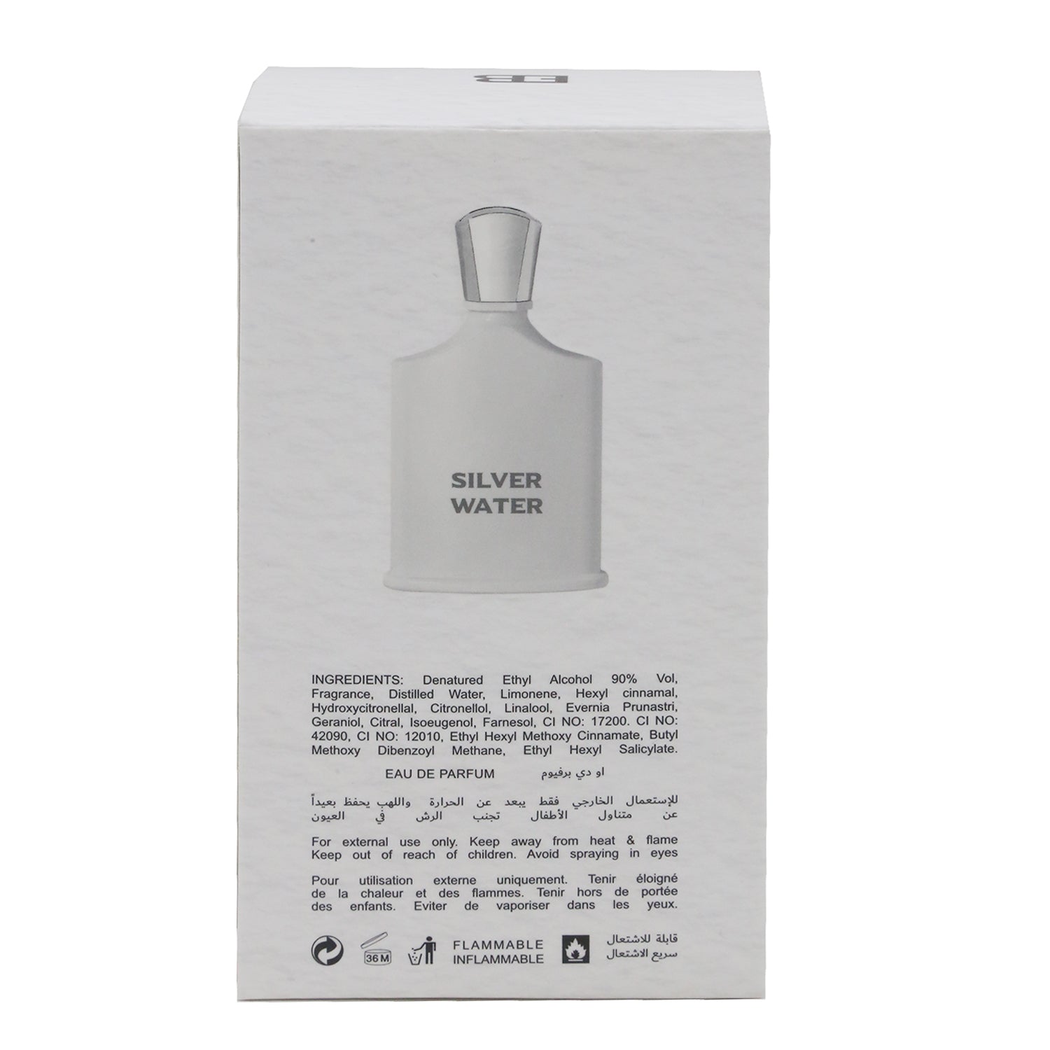 Elle Black Perfume - Silver Waters - 100ml, Men Perfumes, Elle, Chase Value