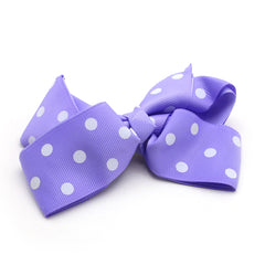 Girls Fancy Hair Pins Bow - Purple