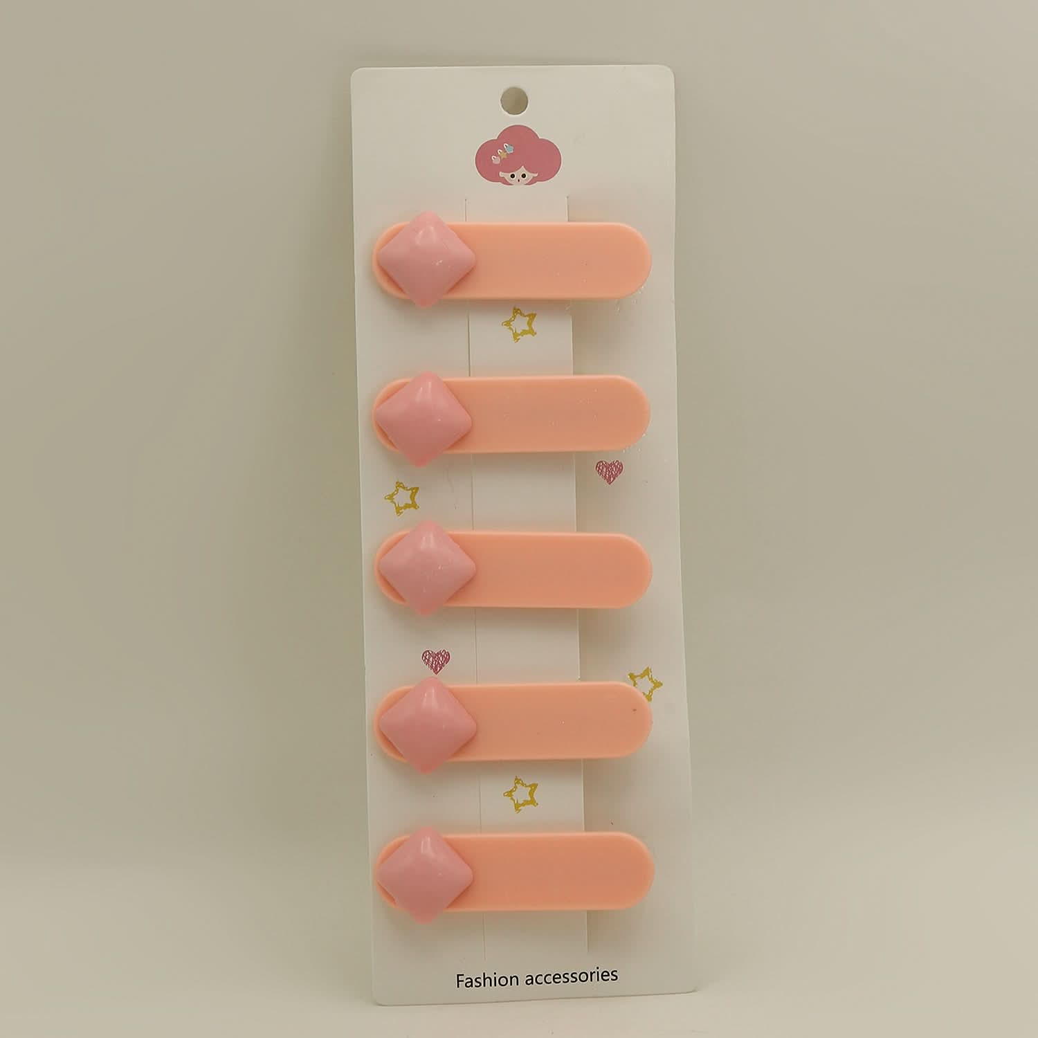 Girls Hair Pin Pack Of 5 - Multi Color, Girls Hair Accessories, Chase Value, Chase Value