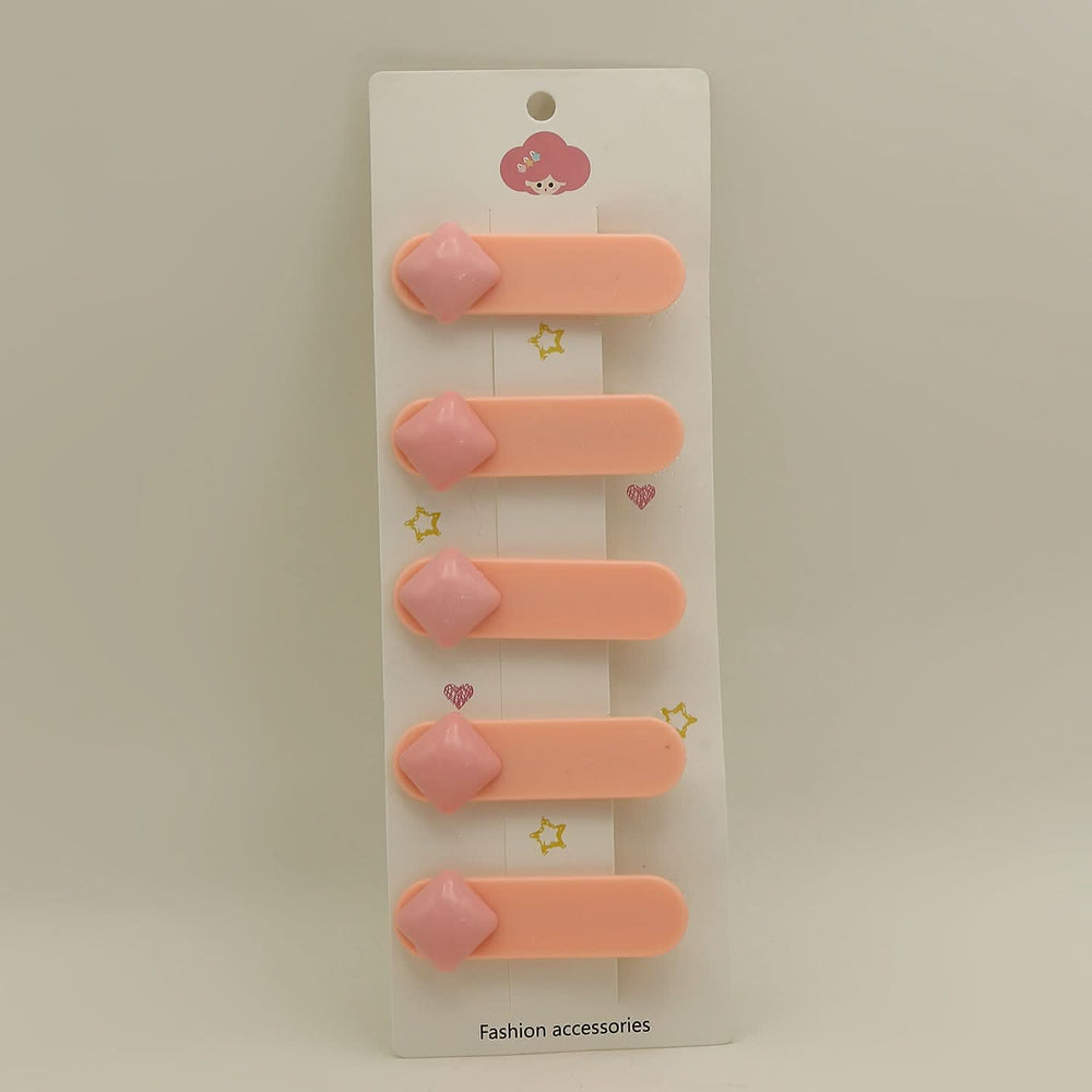 Girls Hair Pin Pack Of 5 - Multi Color, Girls Hair Accessories, Chase Value, Chase Value