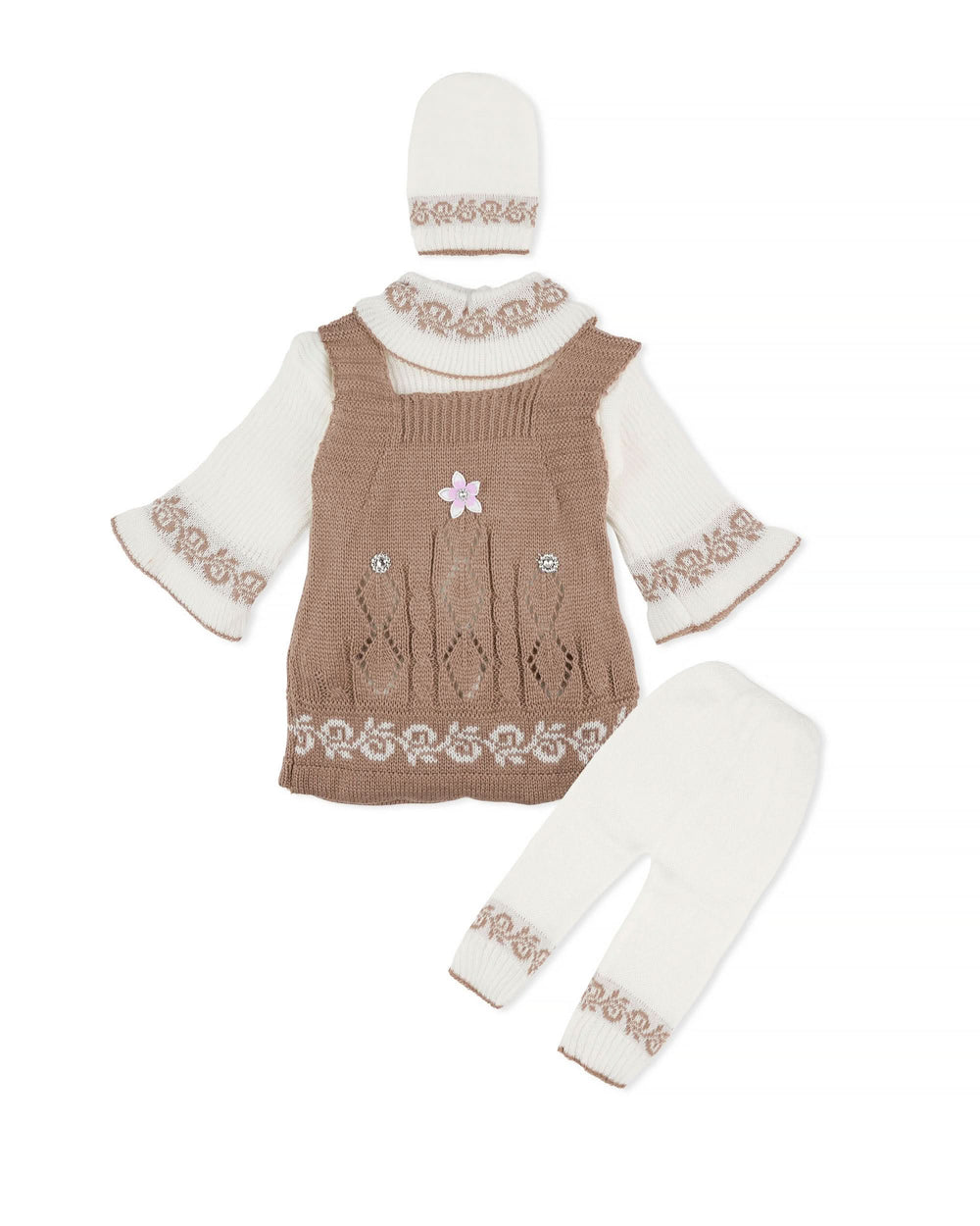 Newborn Girls Irani Suit – 4 Piece Set, Newborn Girls Sets & Suits, Chase Value, Chase Value