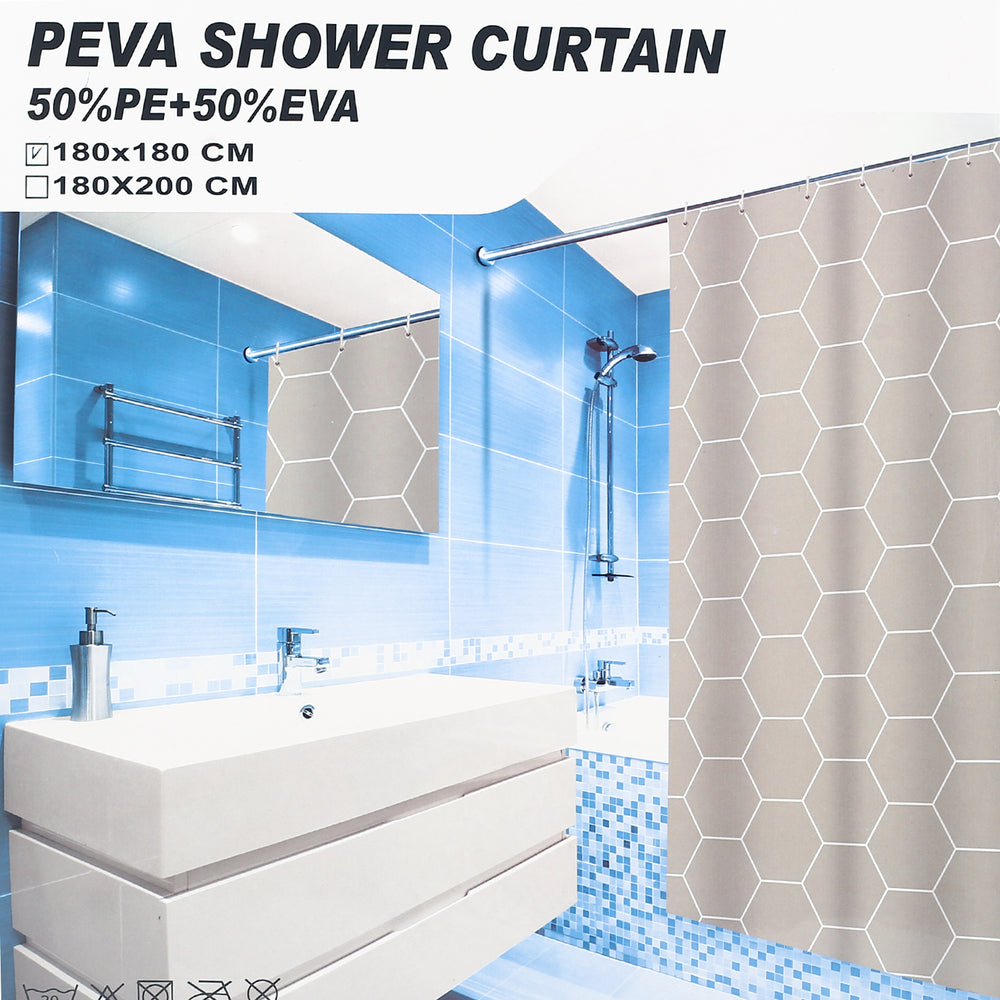 PEVA Shower Curtain 180x180, Shower Curtain, Chase Value, Chase Value