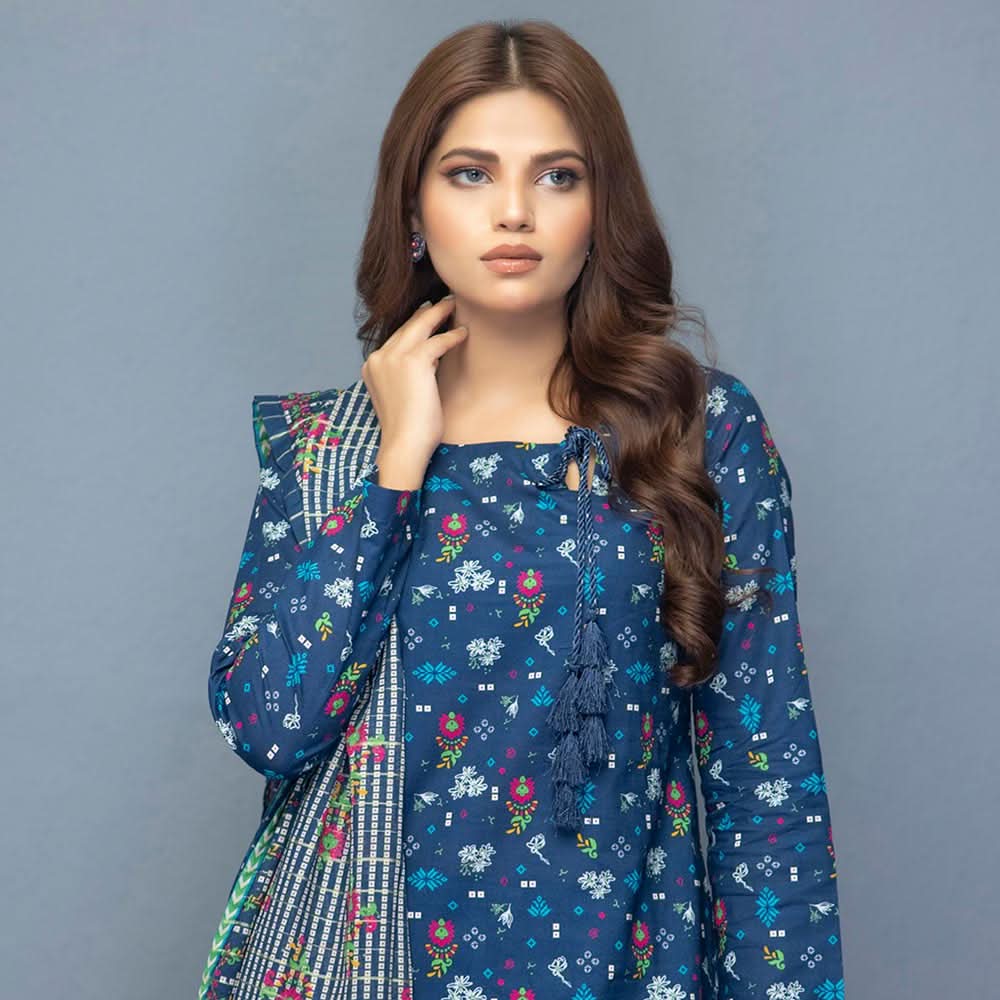 Identic Separates Mushk Lawn Unstitched 3Pcs Suit - 6, Women, 3Pcs Shalwar Suit, Regalia Textiles, Chase Value