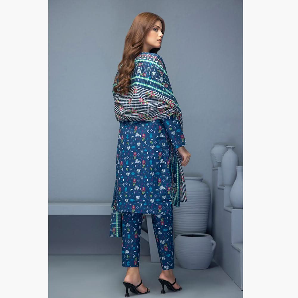 Identic Separates Mushk Lawn Unstitched 3Pcs Suit - 6, Women, 3Pcs Shalwar Suit, Regalia Textiles, Chase Value