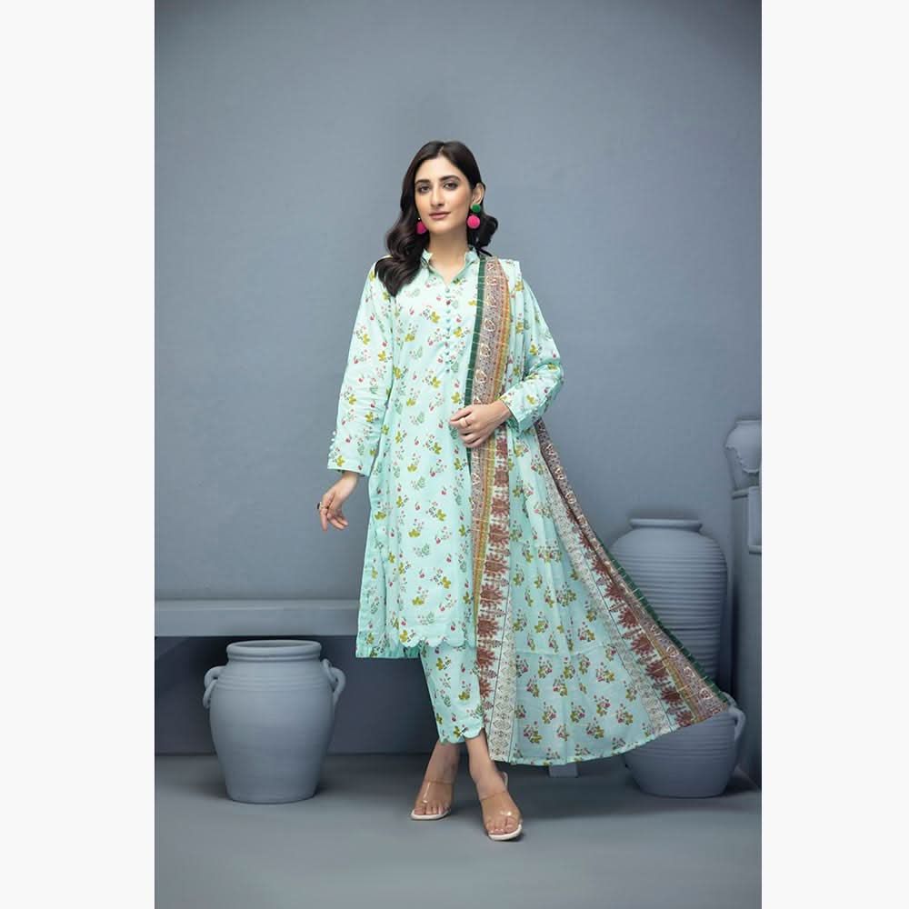 Identic Separates Mushk Lawn Unstitched 3Pcs Suit - 9, Women, 3Pcs Shalwar Suit, Regalia Textiles, Chase Value