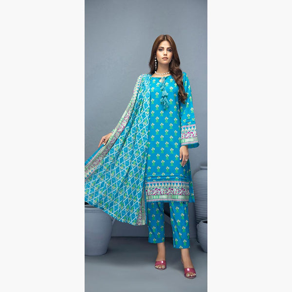 Identic Separates Mushk Lawn Unstitched 3Pcs Suit - 10, Women, 3Pcs Shalwar Suit, Regalia Textiles, Chase Value