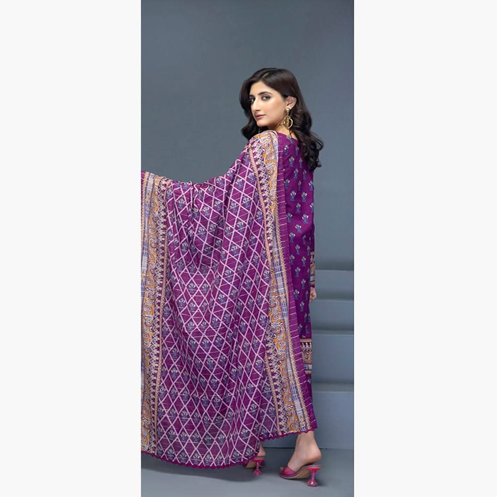 Identic Separates Mushk Lawn Unstitched 3Pcs Suit - 3, Women, 3Pcs Shalwar Suit, Regalia Textiles, Chase Value