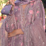 Eminent Silk Zari Embroidered Unstitched Suit - Lily, Women, 3Pcs Shalwar Suit, Eminent, Chase Value