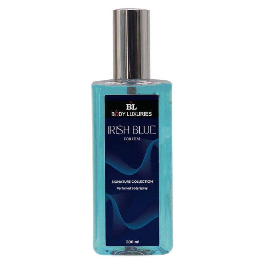 Body Luxuries Branded Men Body Splash 200Ml - Irish Blue For Him