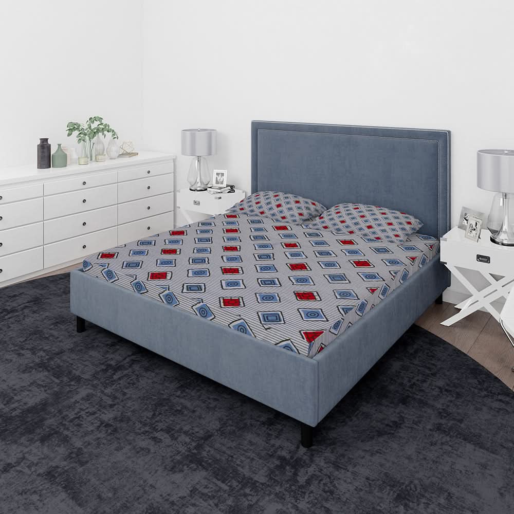 Double Bedsheet 3Pcs - Multi, Double Size Bed Sheet, Chase Value, Chase Value