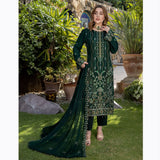 Schick Jhoom Luxury Chiffon Heavy Embroidered Unstitched 3Pcs Suit - 4, Women, 3Pcs Shalwar Suit, MI Creation, Chase Value