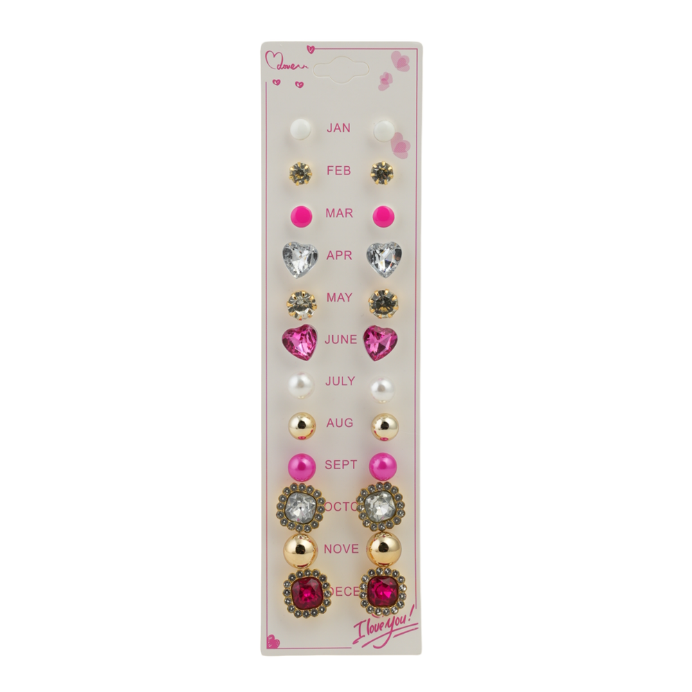 Girls Tops Card pack Of 12, Girls Earrings & Tops, Chase Value, Chase Value