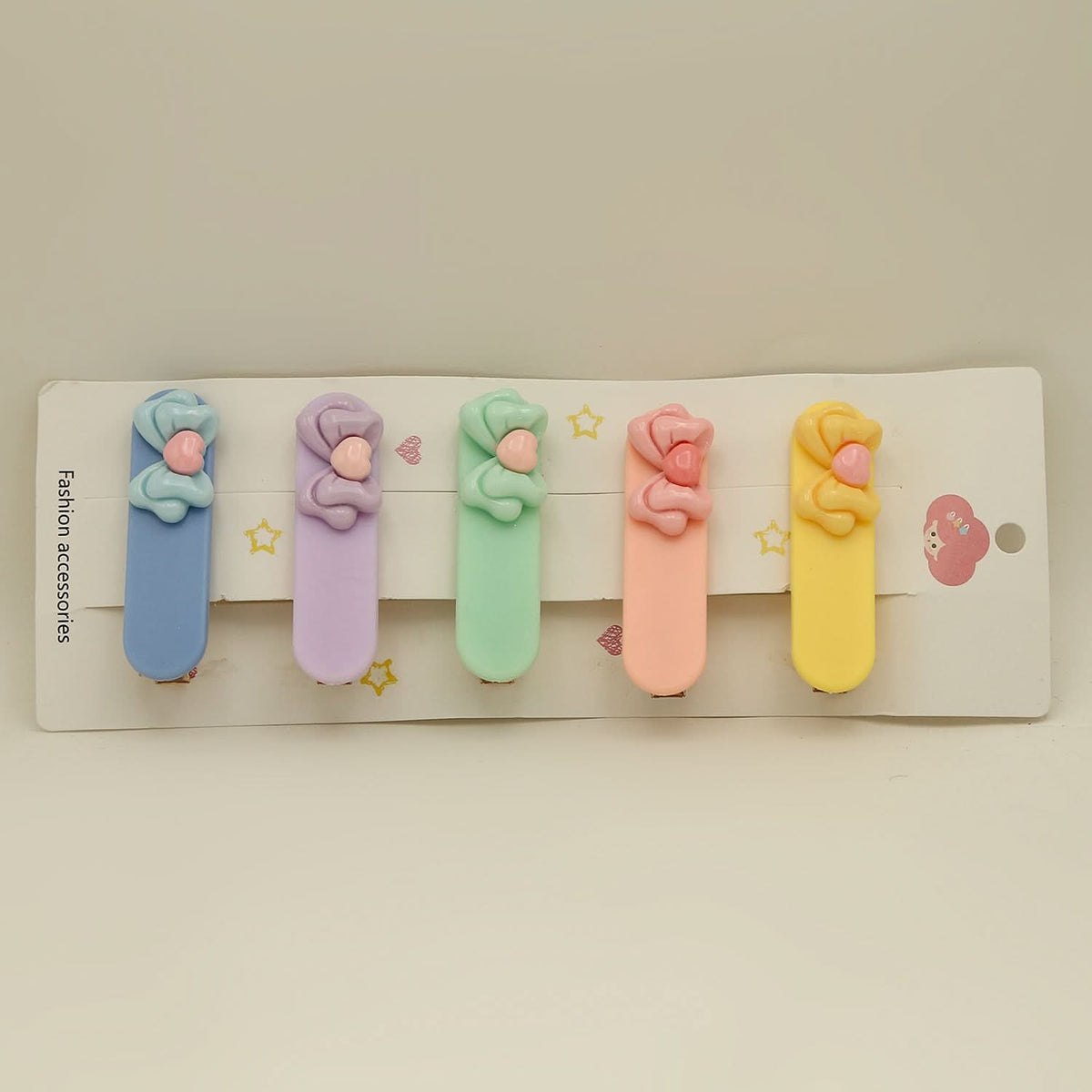 Girls Hair Pin Pack Of 5 - Multi Color, Girls Hair Accessories, Chase Value, Chase Value
