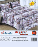 Valuable Crystal Collection 3 Piece Double Bedsheet 90X96", Double Size Bed Sheet, Chase Value, Chase Value