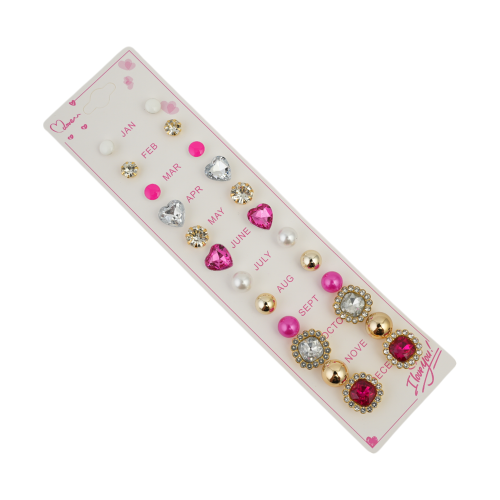 Girls Tops Card pack Of 12, Girls Earrings & Tops, Chase Value, Chase Value