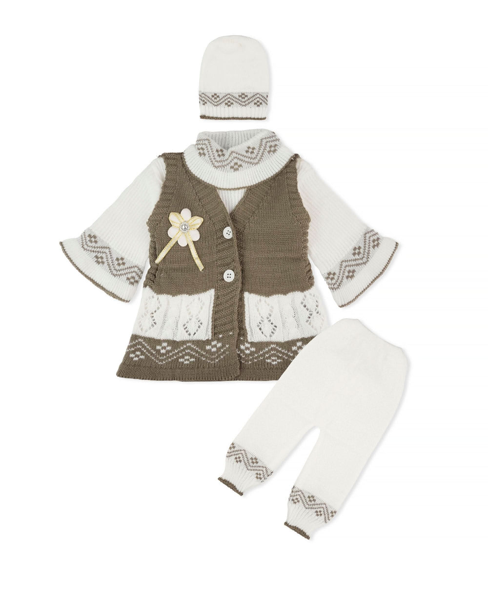 Newborn Girls Irani Suit – 4 Piece Set, Newborn Girls Sets & Suits, Chase Value, Chase Value