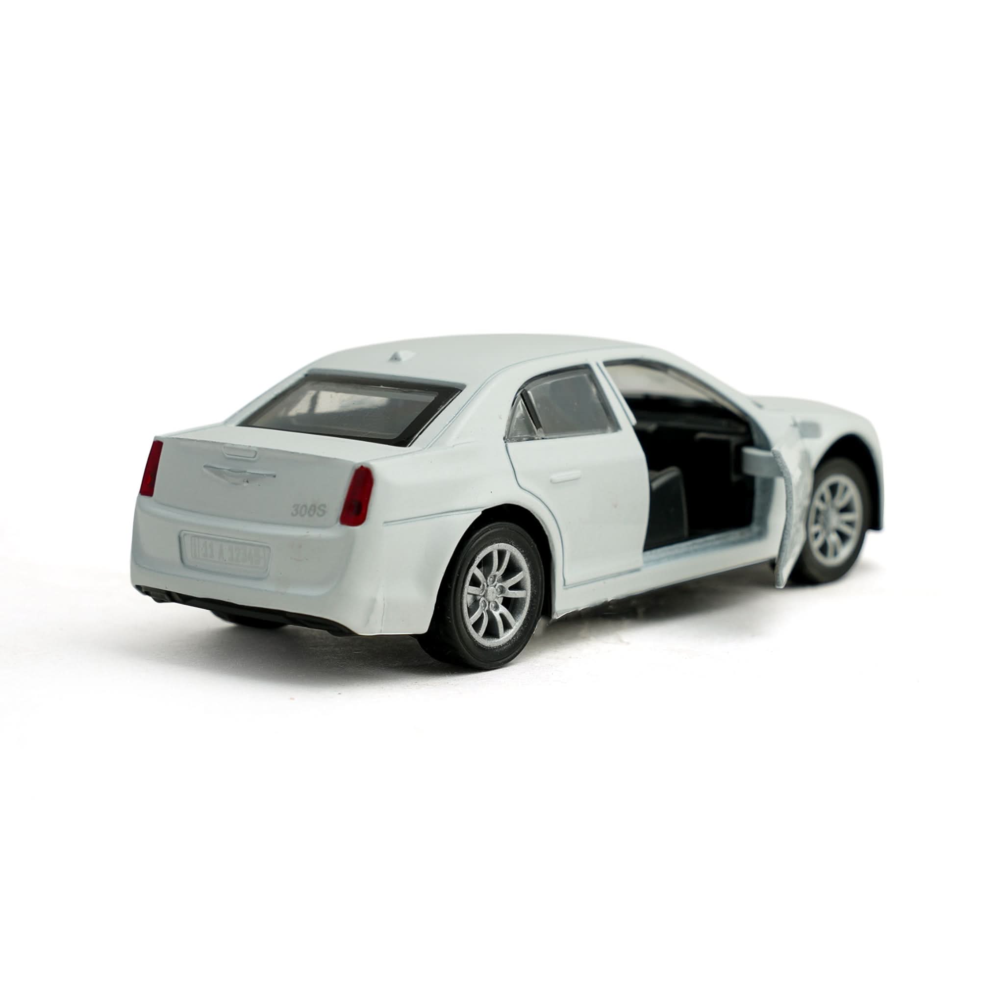 Die Cast Car With Light And Sound - White, Die-cast Model Car, Chase Value, Chase Value