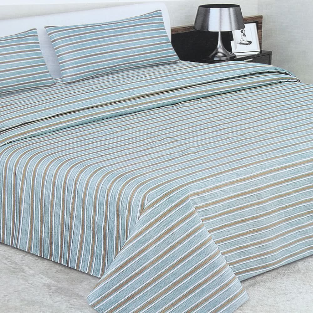 Double Bedsheet 3Pcs - Multi Color, Double Size Bed Sheet, Chase Value, Chase Value