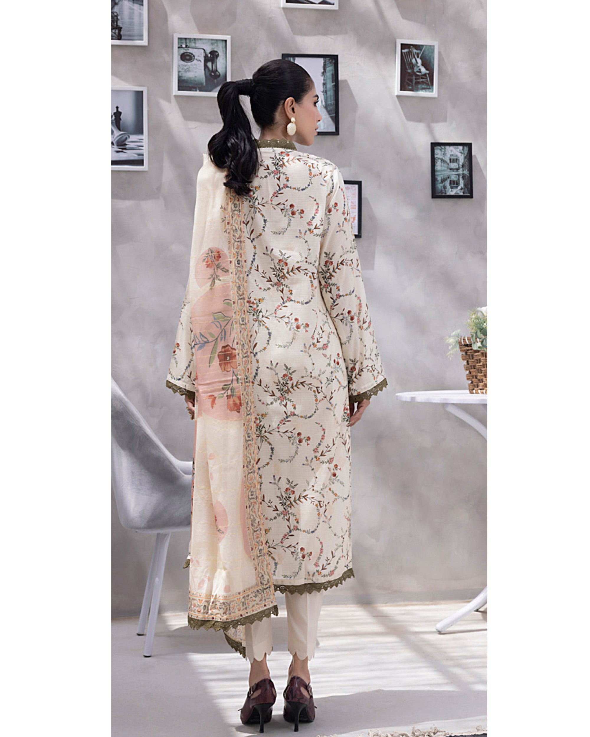 Salina Women’s 3PC Printed Suit-3, Women, 3Pcs Shalwar Suit, Chase Value, Chase Value