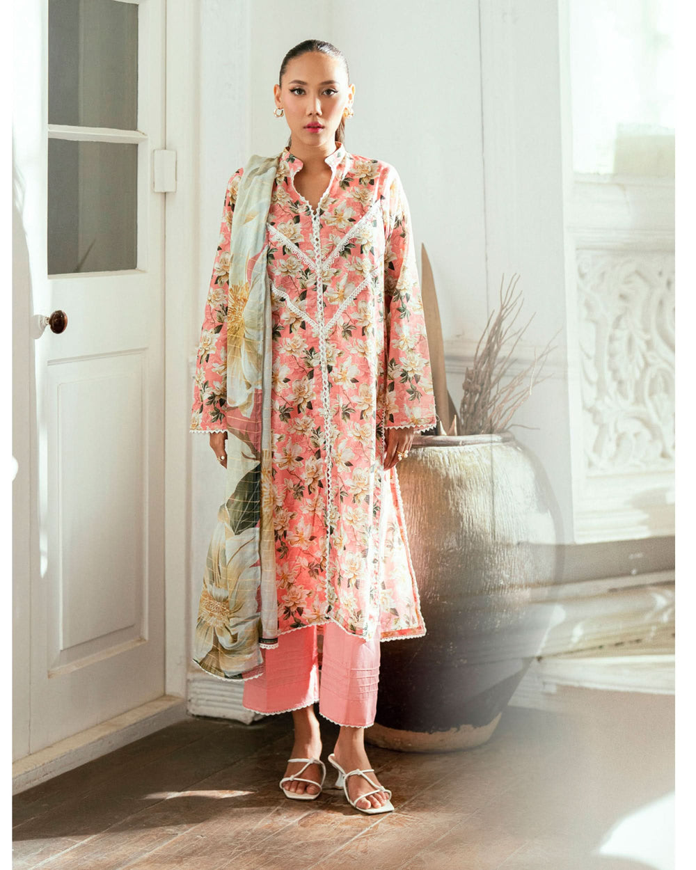 Salina Women’s 3PC Printed Suit-6, Women, 3Pcs Shalwar Suit, Chase Value, Chase Value