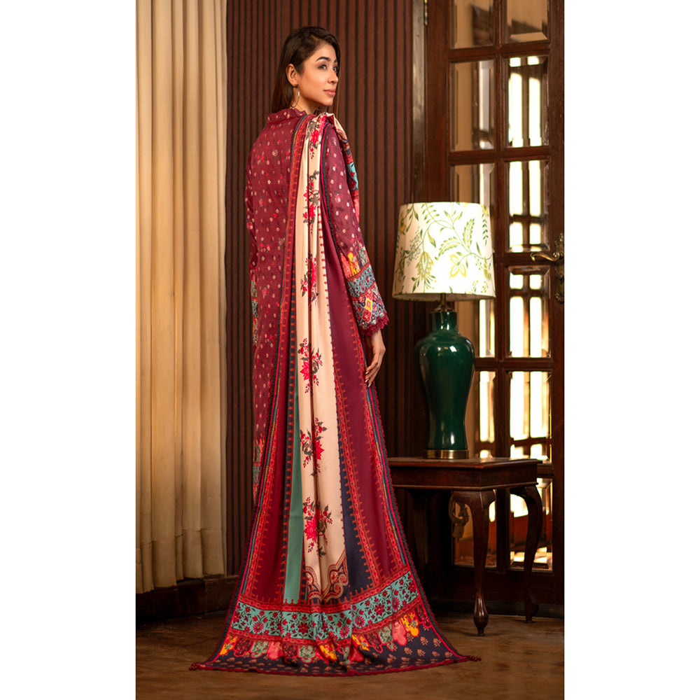 Regalia Linen Jacquard Unstitched Digital Printed 3pcs Suit - 5, Women, 3Pcs Shalwar Suit, Regalia Textiles, Chase Value