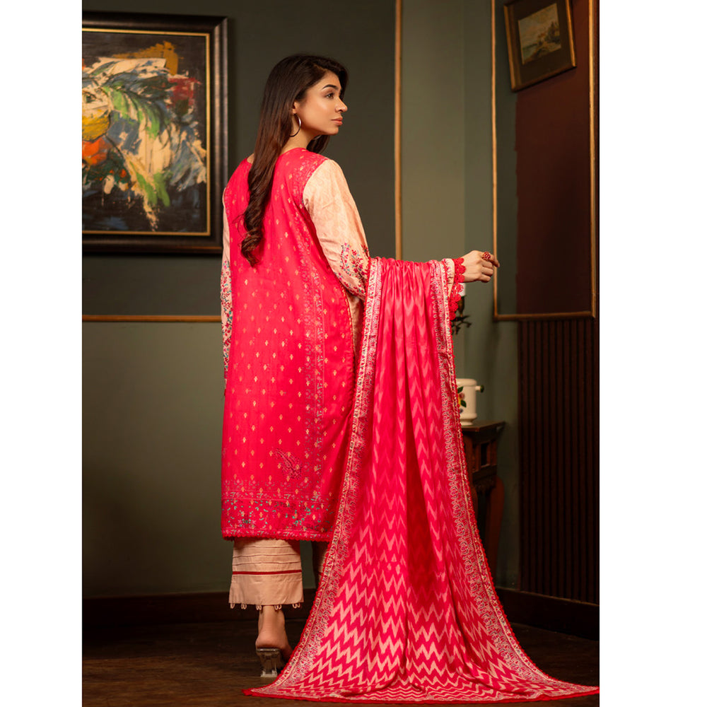 Regalia Linen Jacquard Unstitched Digital Printed 3pcs Suit - 7, Women, 3Pcs Shalwar Suit, Regalia Textiles, Chase Value