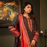 Regalia Linen Jacquard Unstitched Digital Printed 3pcs Suit - 8, Women, 3Pcs Shalwar Suit, Regalia Textiles, Chase Value