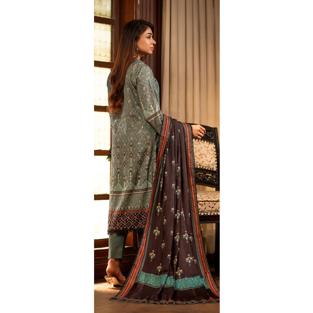 Regalia Linen Jacquard Unstitched Digital Printed 3pcs Suit - 10, Women, 3Pcs Shalwar Suit, Regalia Textiles, Chase Value