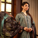 Regalia Linen Jacquard Unstitched Digital Printed 3pcs Suit - 10, Women, 3Pcs Shalwar Suit, Regalia Textiles, Chase Value