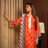 Regalia Linen Jacquard Unstitched Digital Printed 3pcs Suit - 4, Women, 3Pcs Shalwar Suit, Regalia Textiles, Chase Value