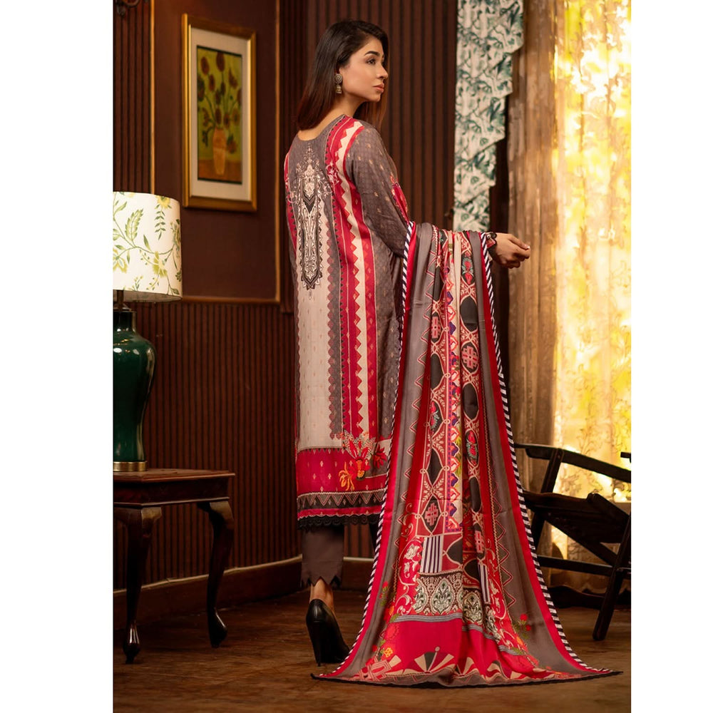 Regalia Linen Jacquard Unstitched Digital Printed 3pcs Suit - 3, Women, 3Pcs Shalwar Suit, Regalia Textiles, Chase Value