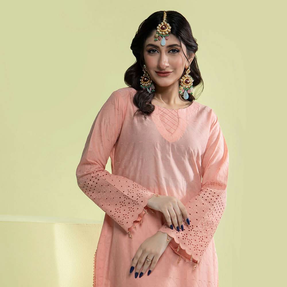 Schick Jaza Schiffli Embroidered Unstitched 2Pcs Suit V-3, Women, 2Pcs Shalwar Suit, MI Creation, Chase Value
