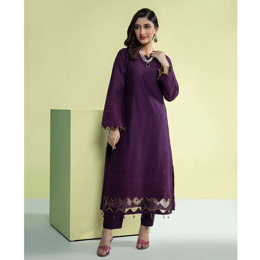 Schick Jaza Schiffli Embroidered Unstitched 2Pcs Suit V-3, Women, 2Pcs Shalwar Suit, MI Creation, Chase Value