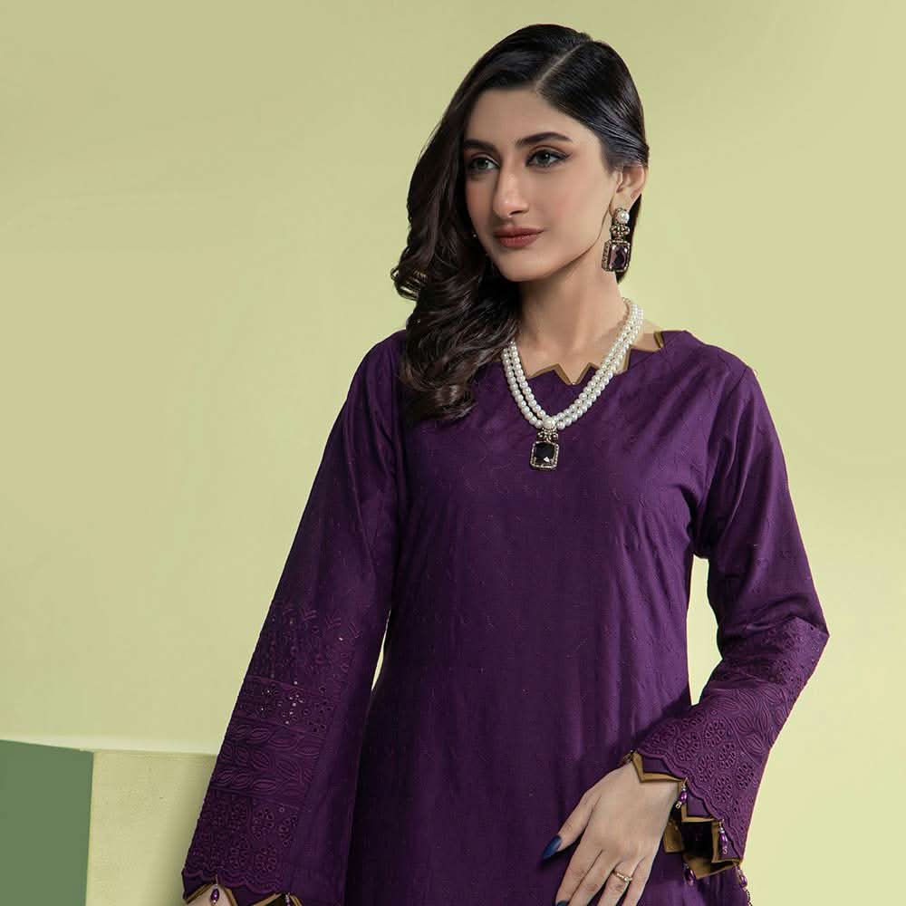 Schick Jaza Schiffli Embroidered Unstitched 2Pcs Suit V-3, Women, 2Pcs Shalwar Suit, MI Creation, Chase Value