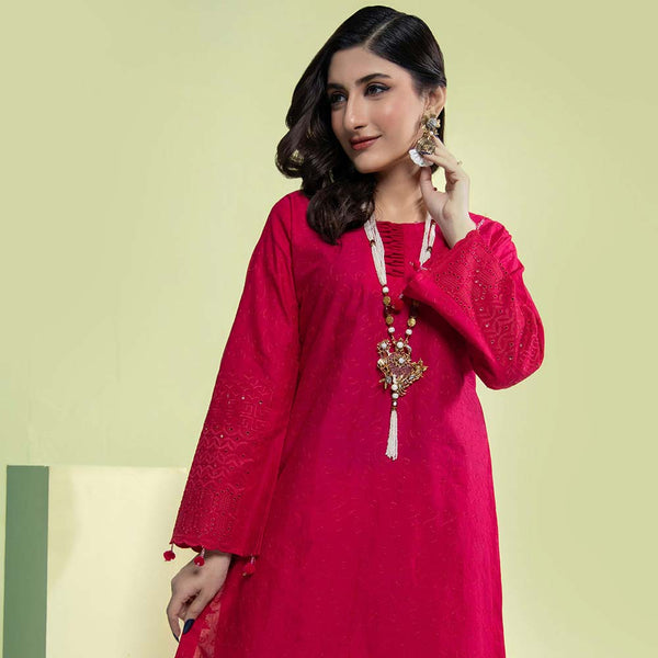 Schick Jaza Schiffli Embroidered Unstitched 2Pcs Suit V-3