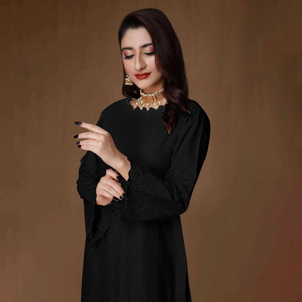 Jaza Schiffli Emroidered Lawn 2Pcs Unstitched Suit - 11, Women, 2Pcs Shalwar Suit, Mi Creation, Chase Value