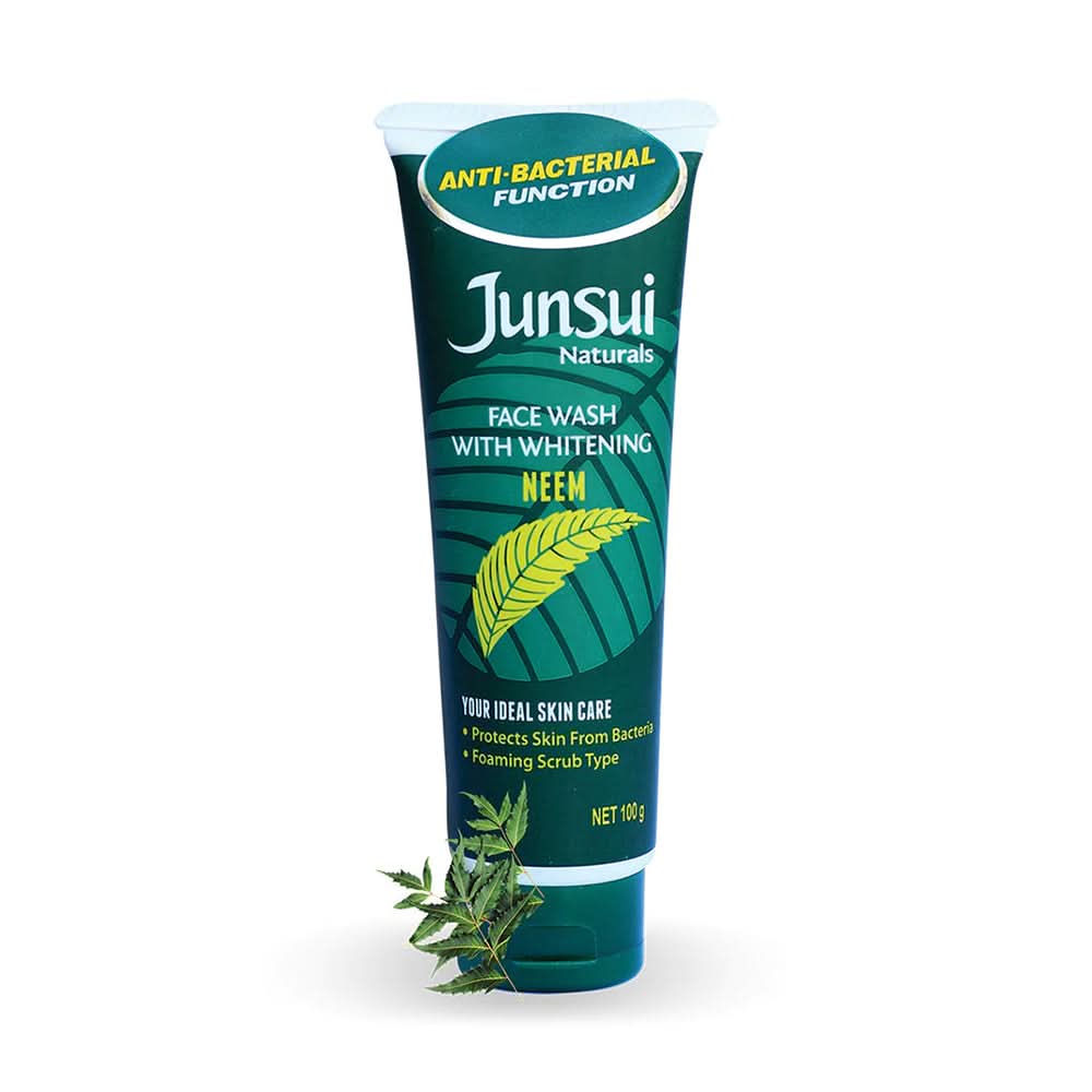 Junsui Naturals Neem Whitening Face Wash 100g, Face Washes, Junsui, Chase Value