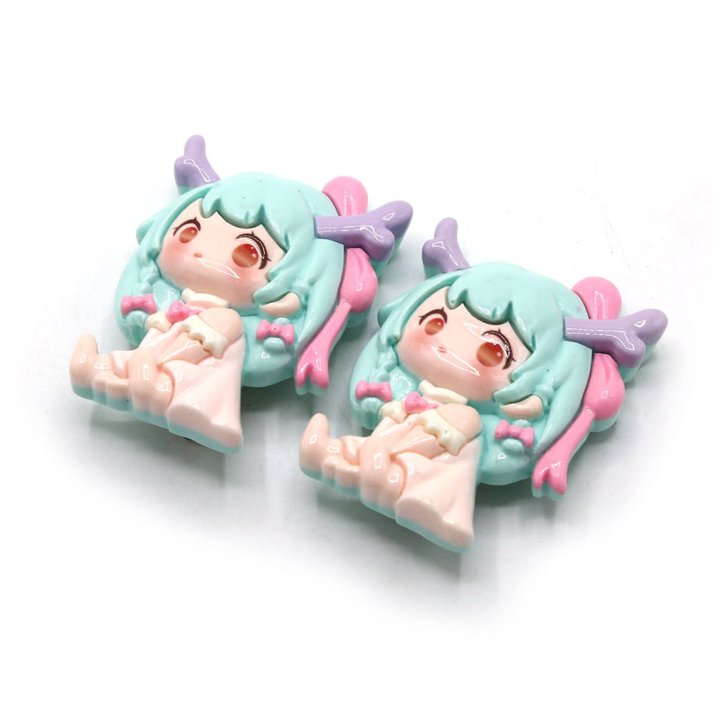 Hair Pins Pack of 2 - Cyan, Girls Hair Accessories, Chase Value, Chase Value