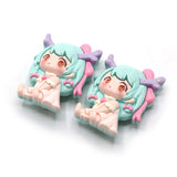 Hair Pins Pack of 2 - Cyan, Girls Hair Accessories, Chase Value, Chase Value