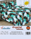 Valuable Crystal Collection 3 Piece Double Bedsheet 90X96", Double Size Bed Sheet, Chase Value, Chase Value