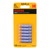 Kodak Max AAAx6 (6p Card) Batteries - Multi, Charging Accessories, Kodak, Chase Value