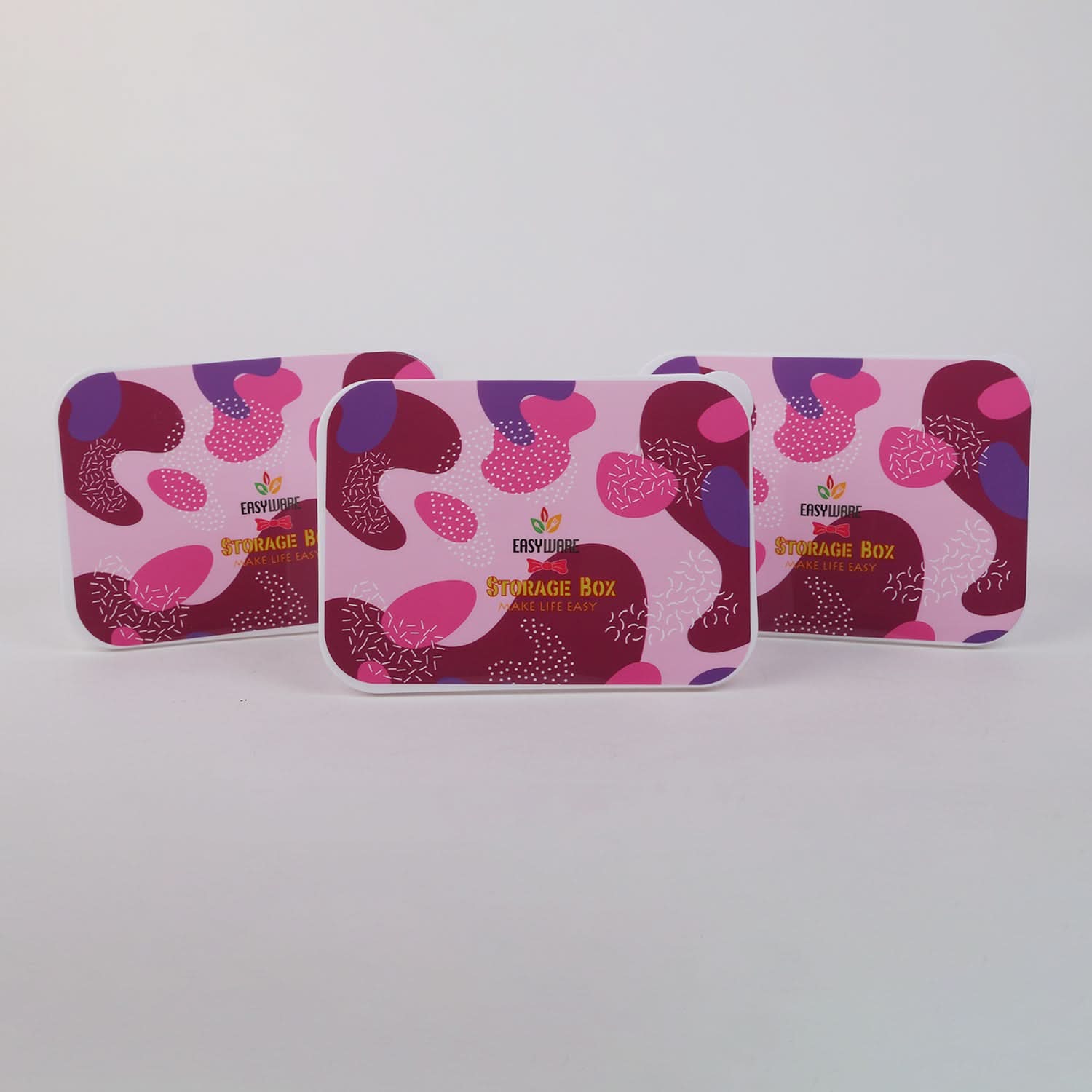 Storage Box 3 Pcs Set - White, Storage Boxes, Chase Value, Chase Value